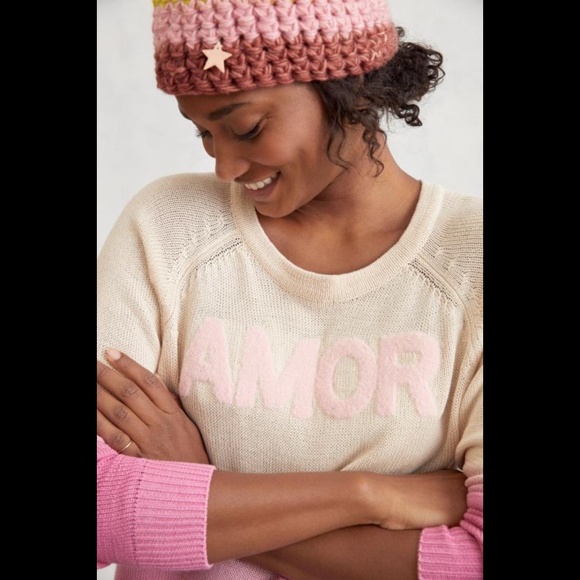 Cupcakes & Cashmere Heartfelt by Anthropologie Amor Sweater - Picture 2 of 16
